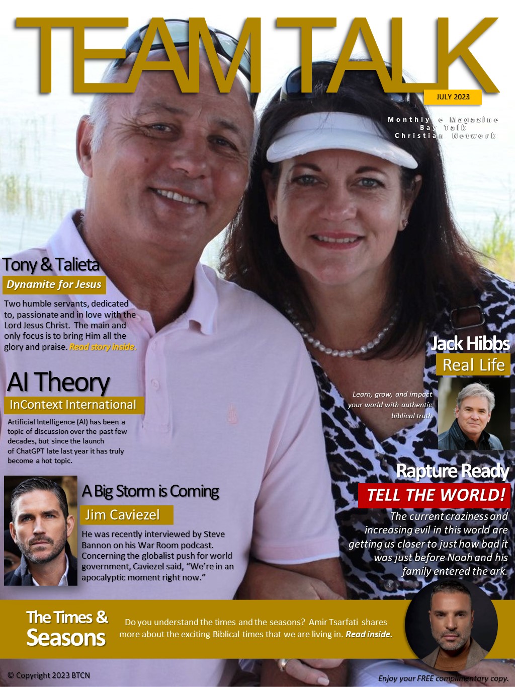 Team Talk – July Cover