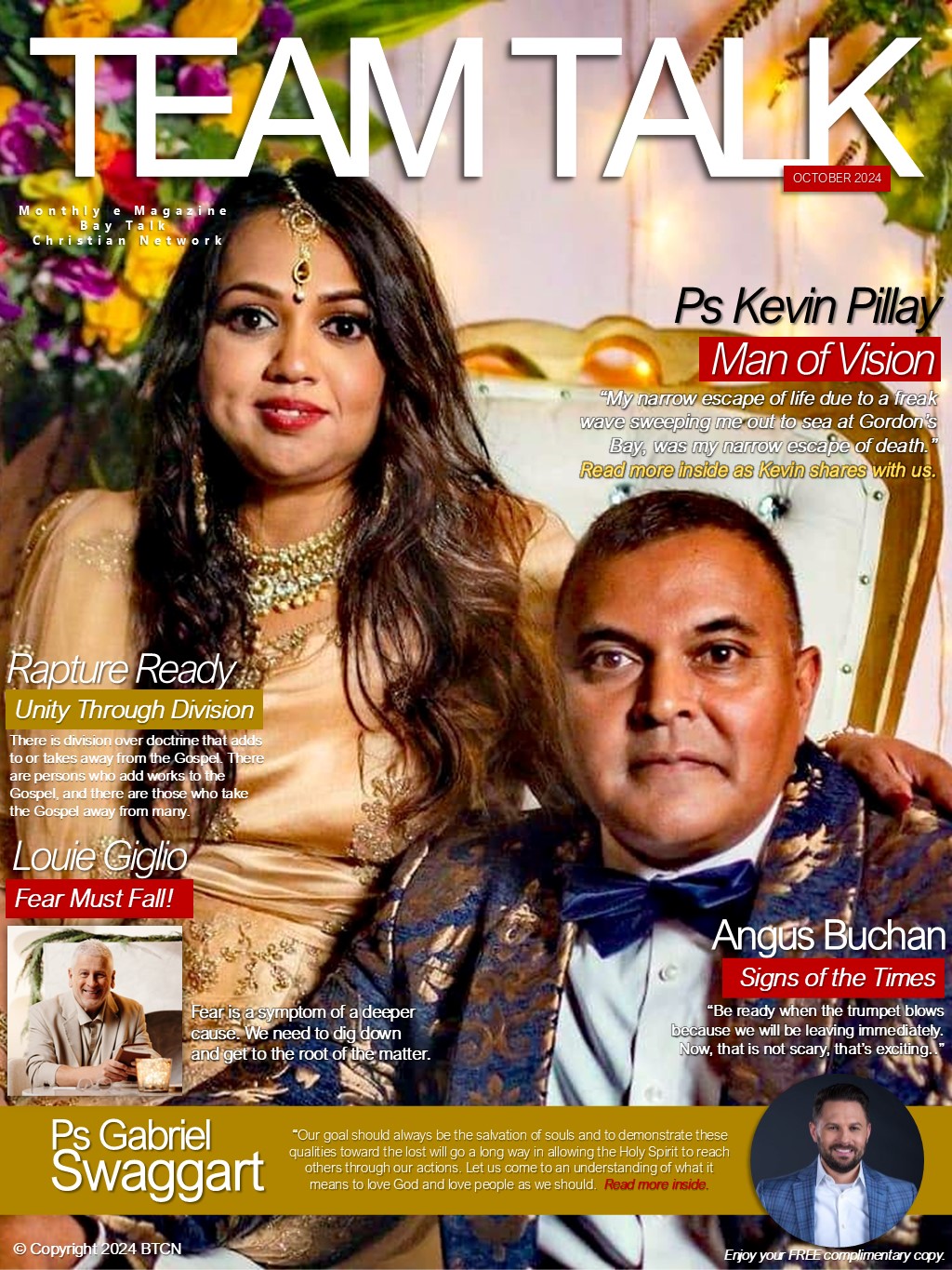 Team Talk – October Cover