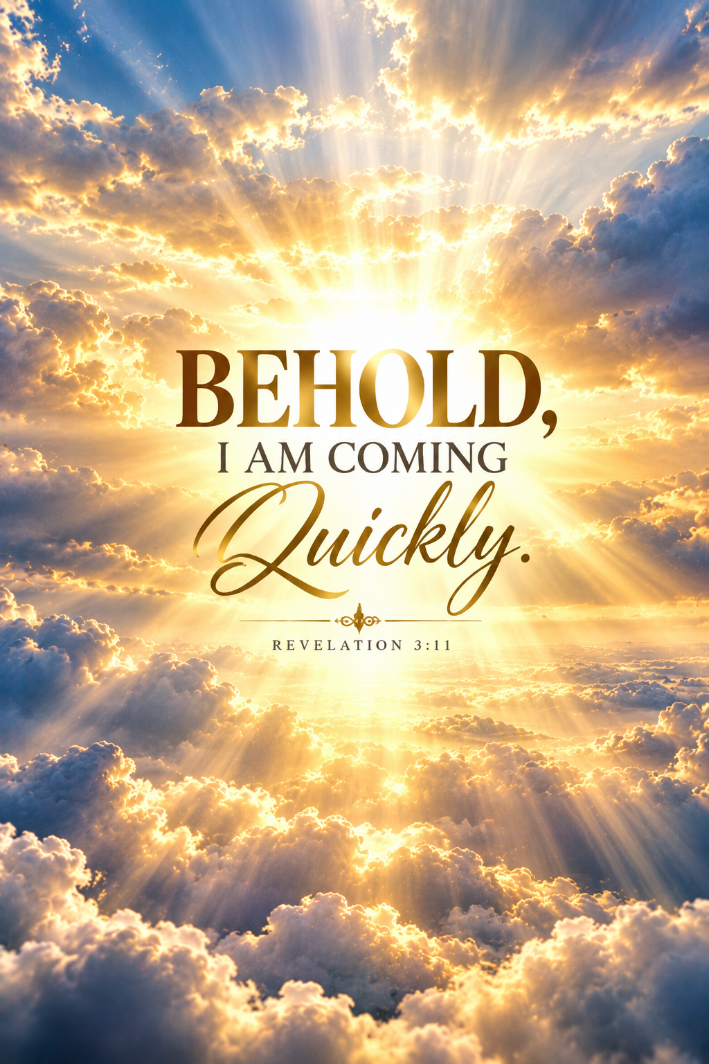 Behold, I Am Coming Quickly